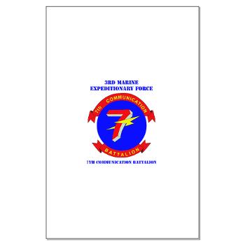 7CB - M01 - 02 - 7th Communication Battalion with Text - Large Poster